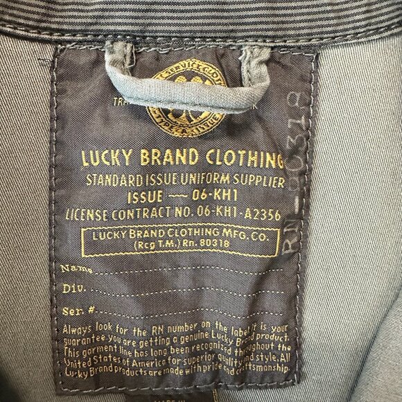 Lucky Brand Women's Military Utility Jacket Medium Olive Green - Picture 9 of 11